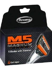 24 Cartridges Razor Blades with Trimmer Q528
