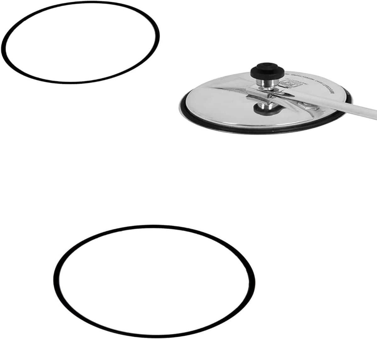 Pressure Cooker Gasket Universal Rubber Sealing Ring Black Pack of 1 U457126