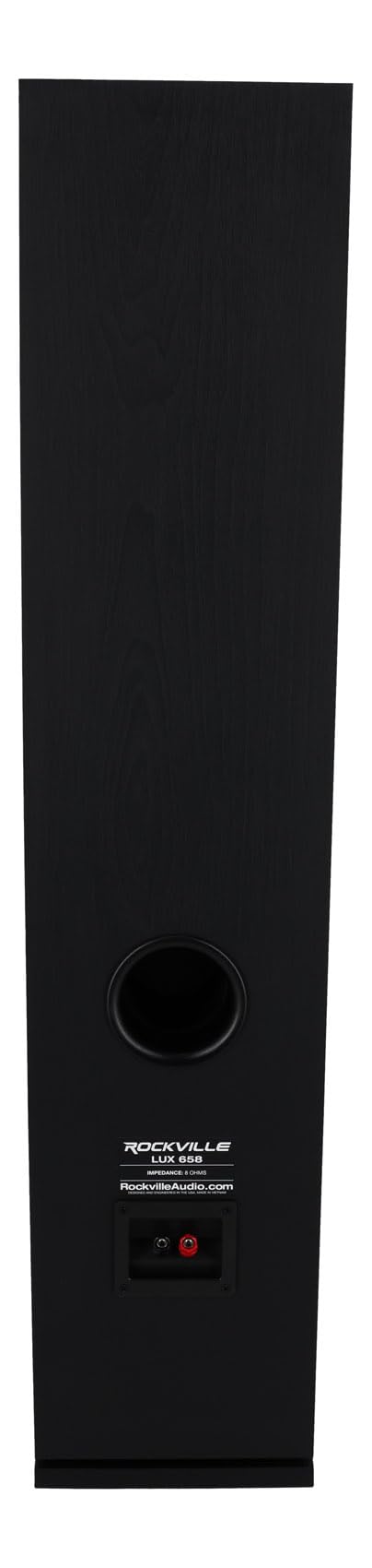 Black Dual 6.5" 8-Ohm Tower Speaker 2-Pack O582870