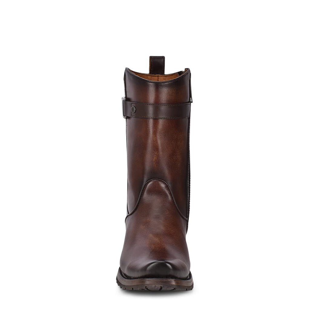Bovine Leather Boot with Zipper Q326781