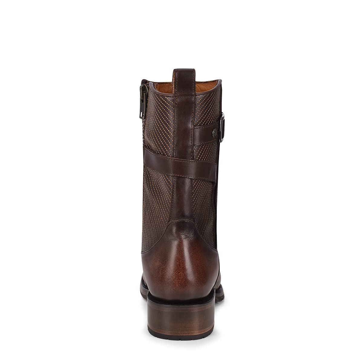 Bovine Leather Boot with Zipper Q326781
