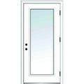 Steel Prehung Door Full Lite Clear Low-E Glass 32"x80" A874891