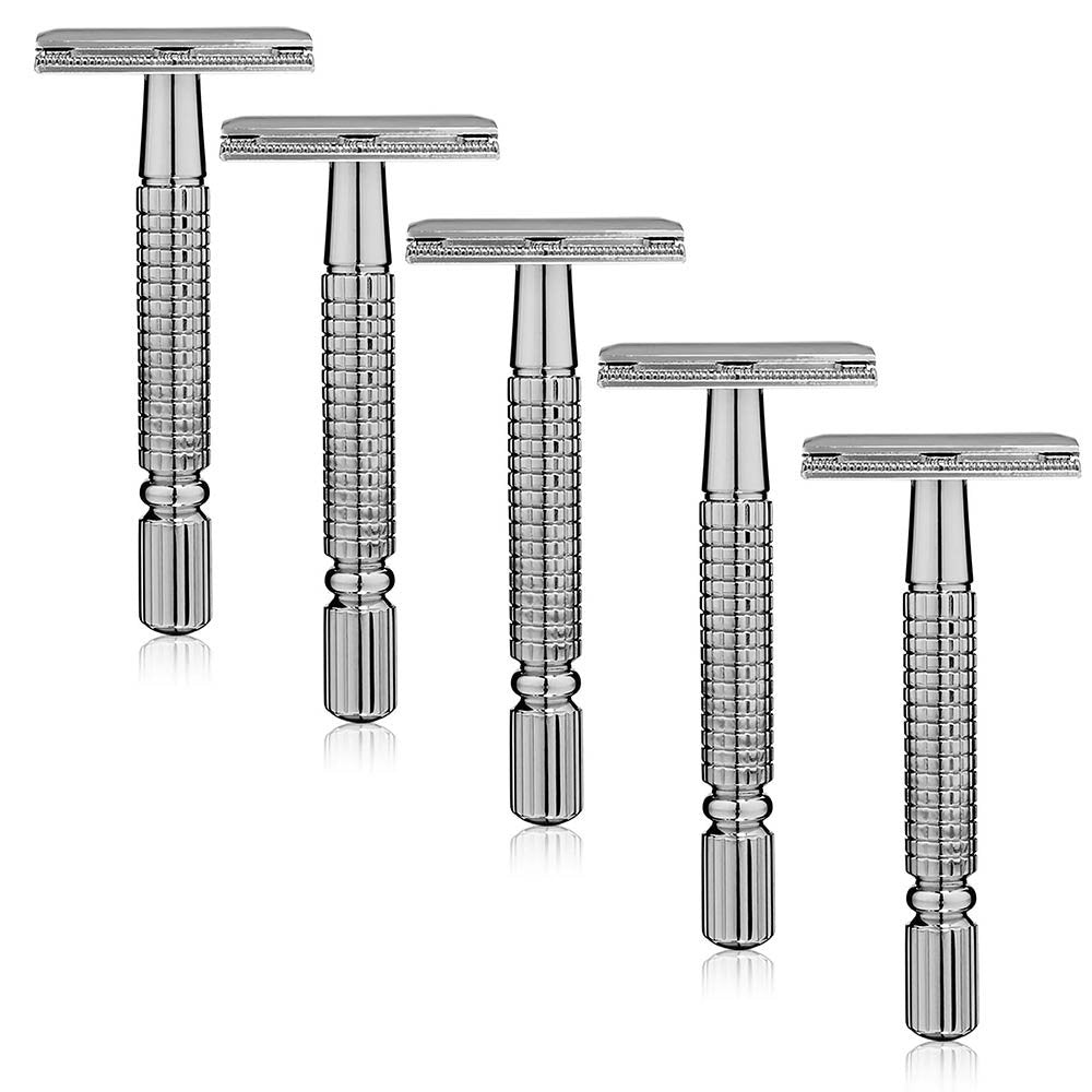 Double Edge Safety Razor Gift Set 5 Individually Boxed Units N756038