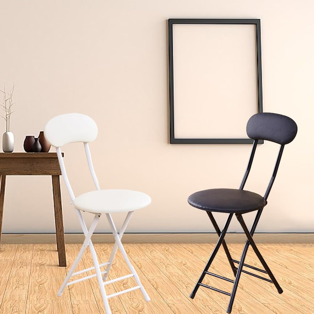 18 Inch Folding Bar Stool with Backrest A5487