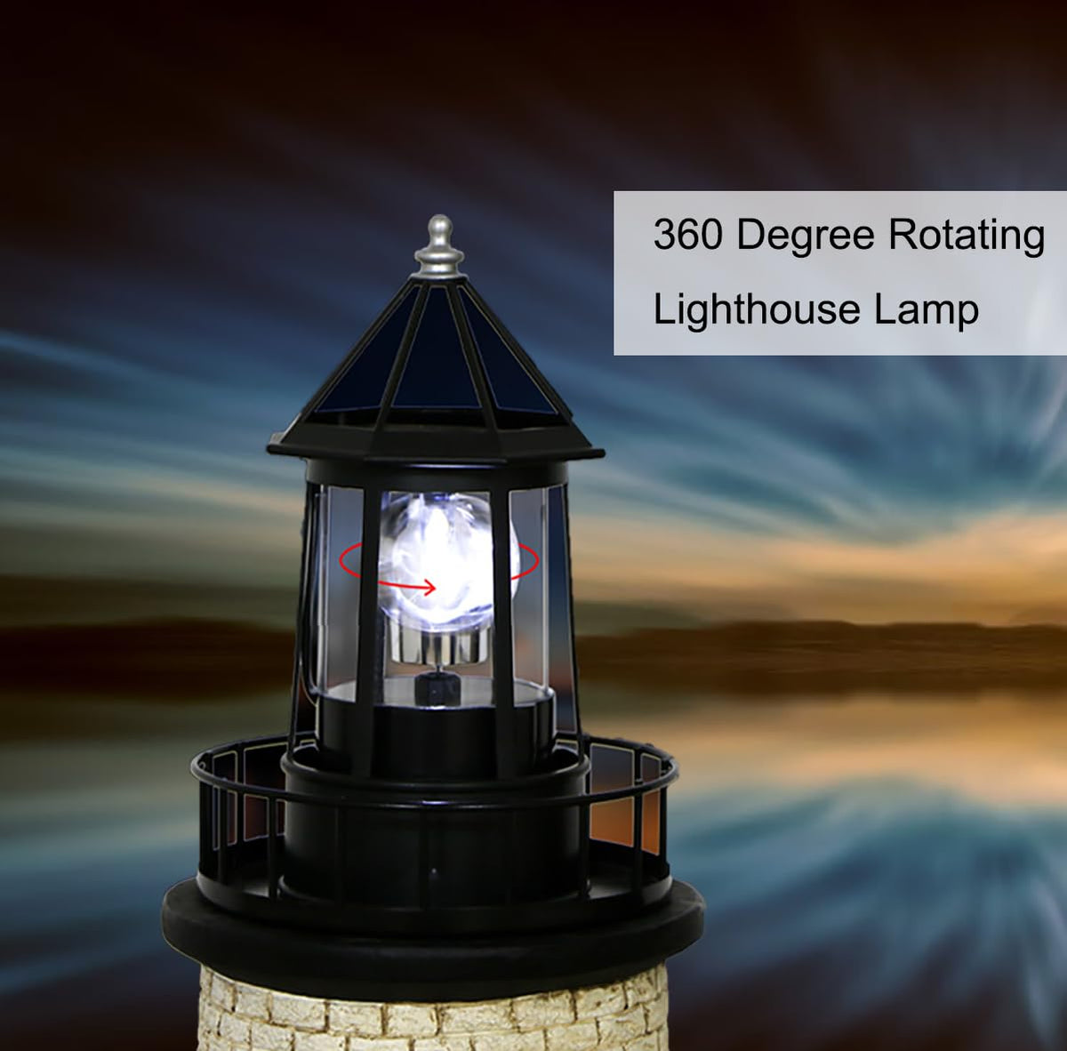 Solar Powered Lighthouse A93810