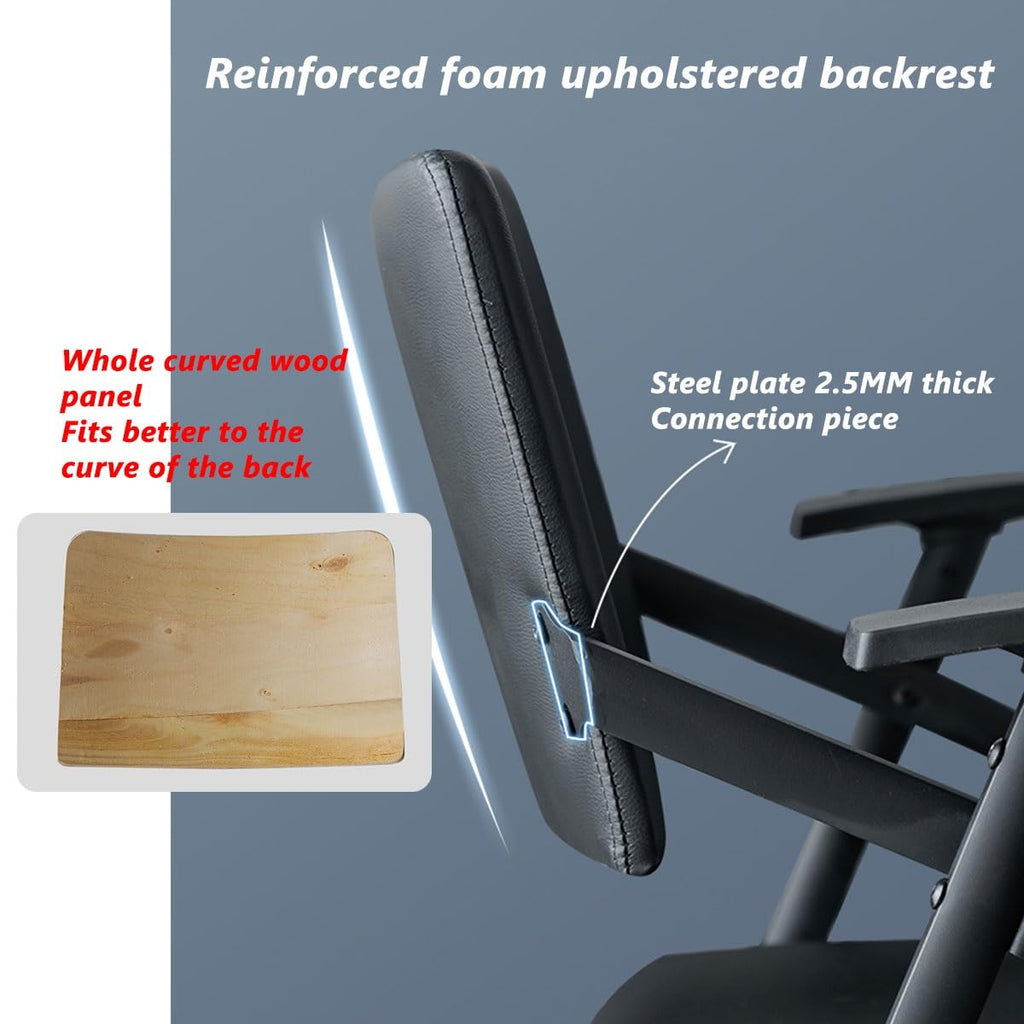 Foldable Office Chair with Attached Desk P13936