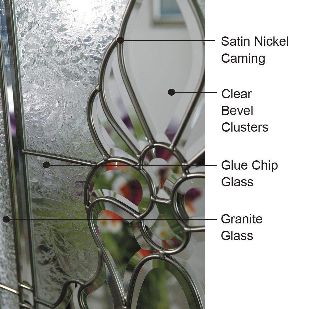 Steel Left Hand In-swing Exterior Prehung Door 36"x80" J40812