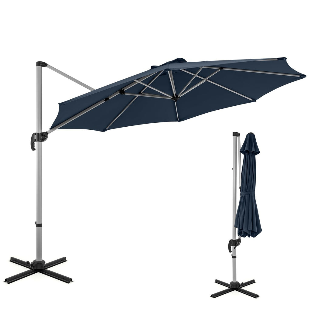 11 FT Cantilever Patio Umbrella with 360° Rotation Q19213