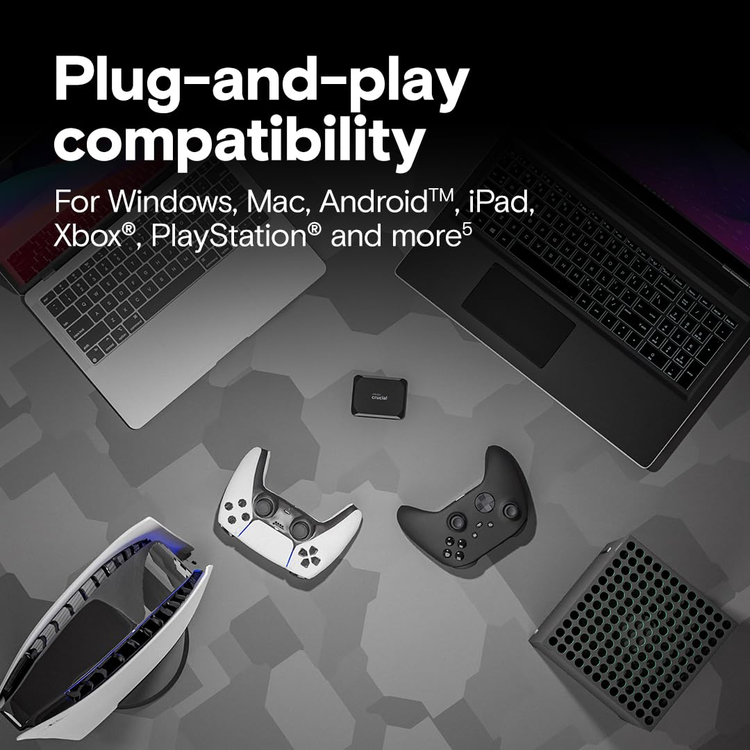 1TB Portable SSD USB-C Black P633