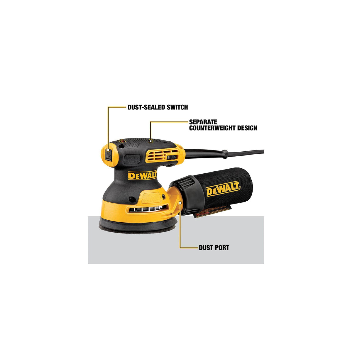 Corded Electric Variable Speed 5-Inch Random Orbit Sander B1000