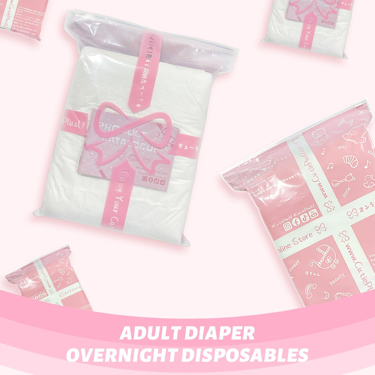 White Medium Diaper 2 Pieces N13792