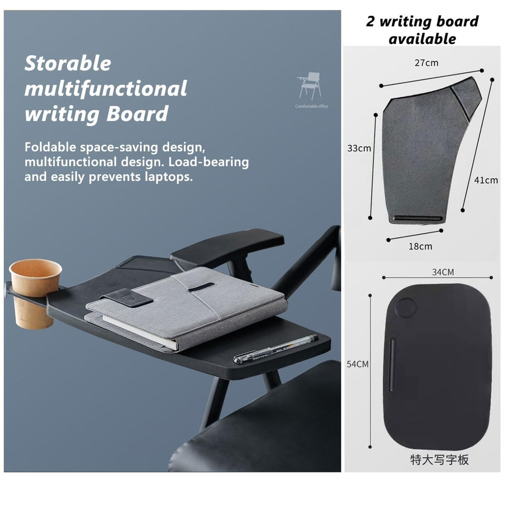 Foldable Office Chair with Attached Desk P13936