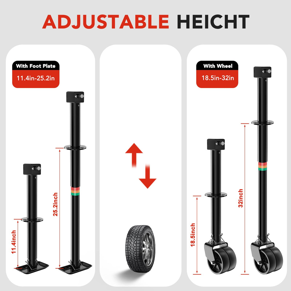 A-Frame Trailer Jack 2-in-1 V269155