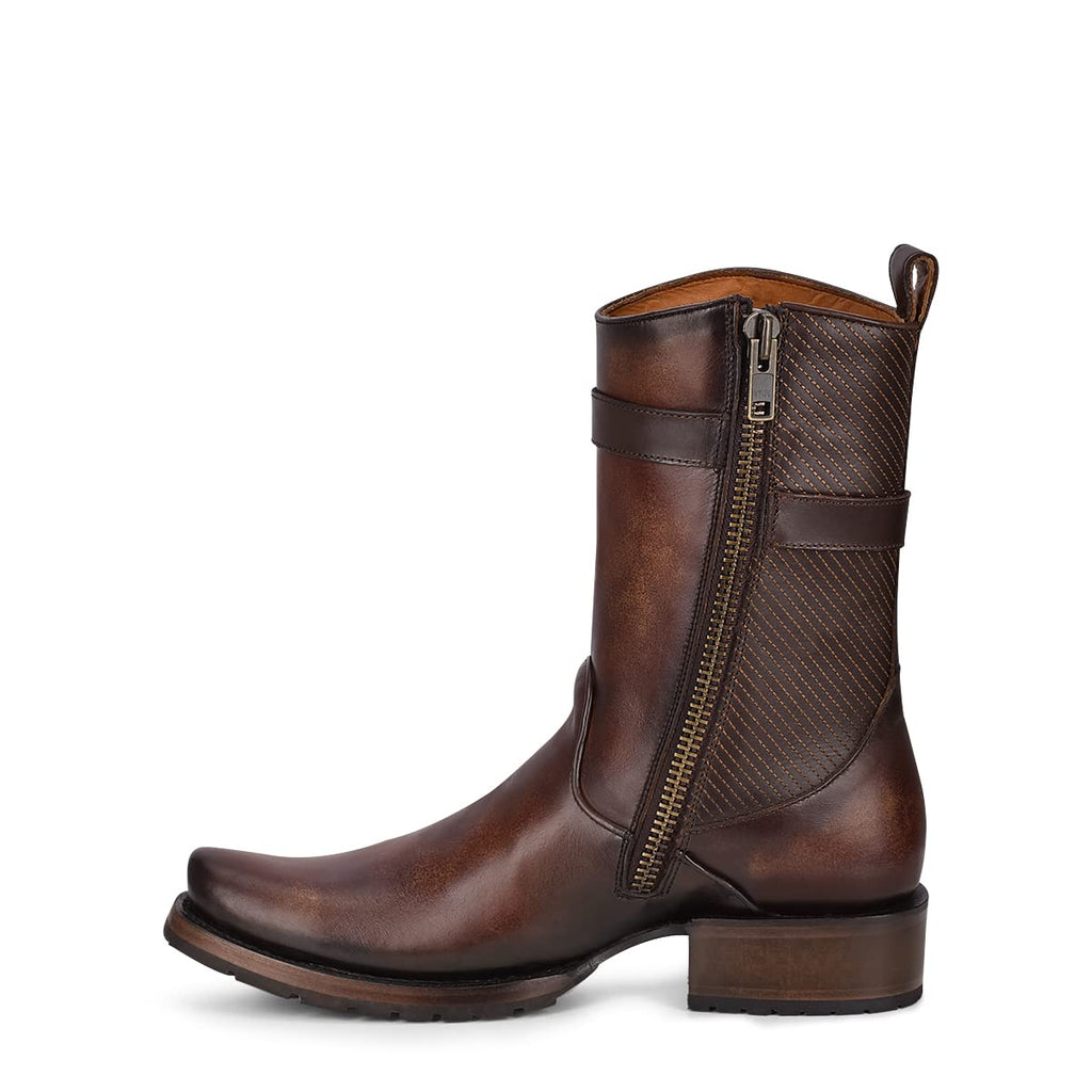 Bovine Leather Boot with Zipper Q326781