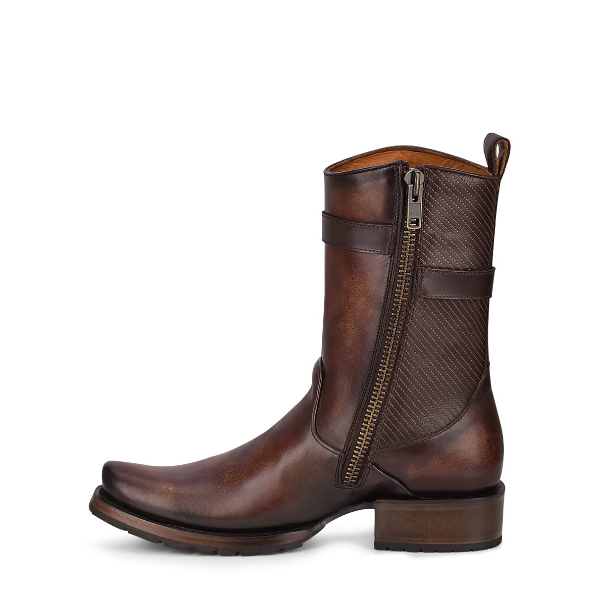 Bovine Leather Boot with Zipper Q326781