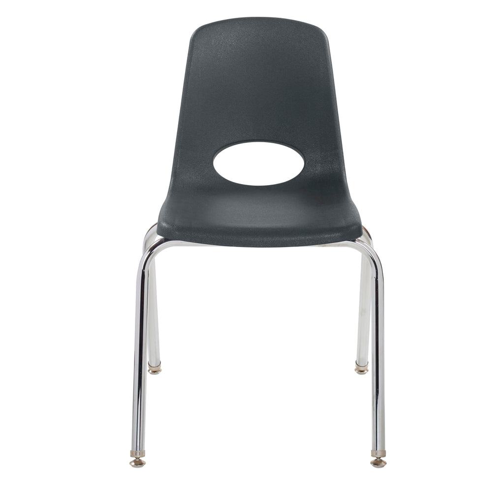 18" Black Stack Chair 5-Pack U6686