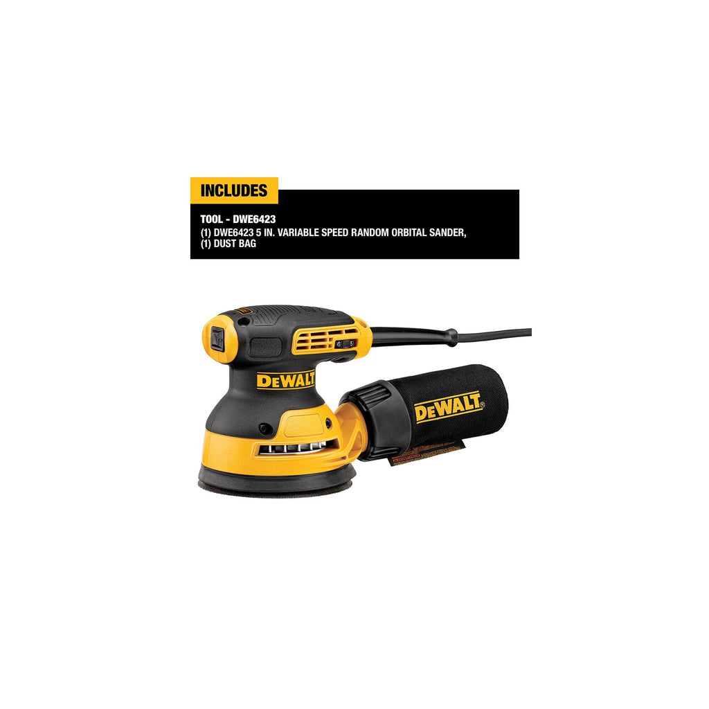 Corded Electric Variable Speed 5-Inch Random Orbit Sander B1000