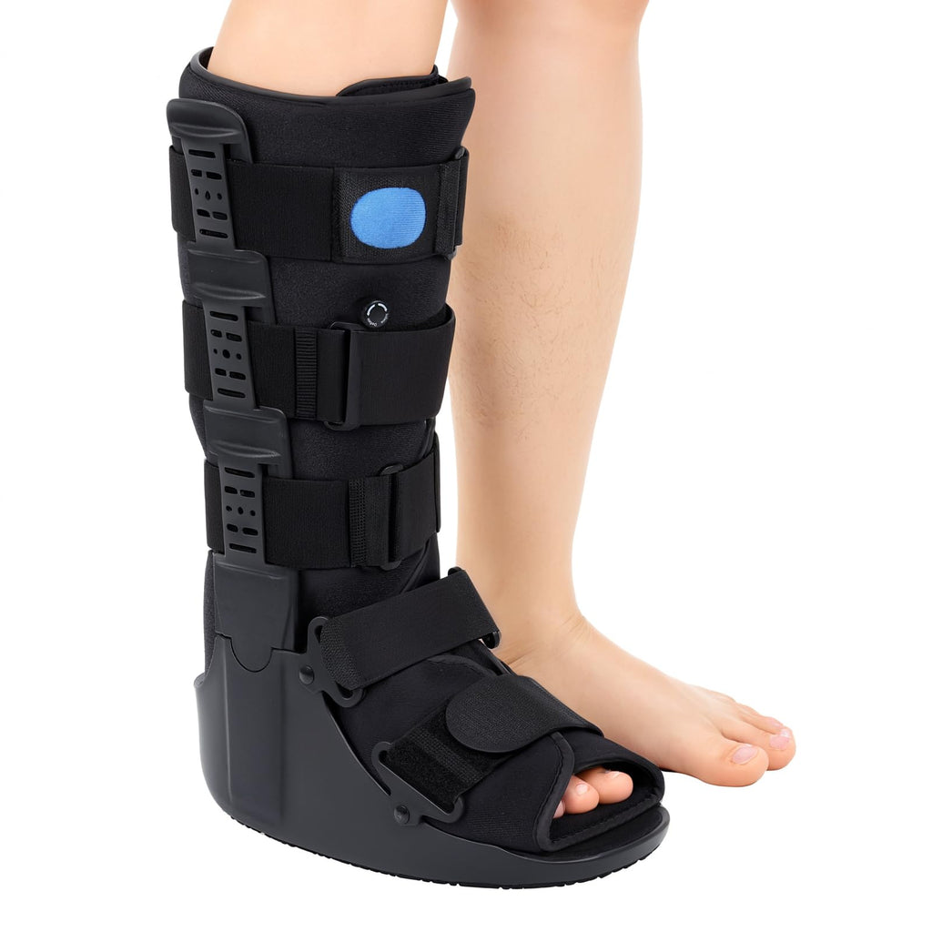 Black Small Tall Inflatable Walking Boot X84312