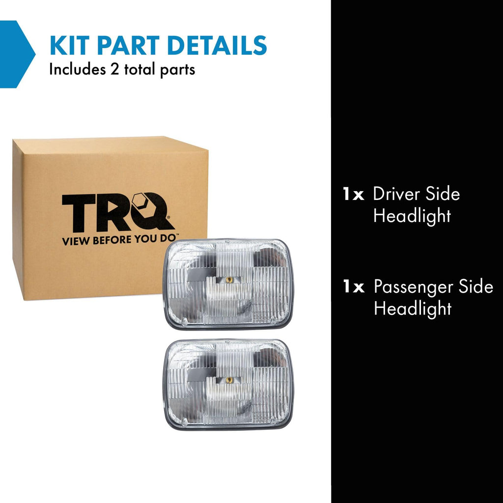 Headlight Set Sealed Beam 2 Piece N6771