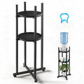 5 Gallon Heavy Duty Water Jug Stand with Storage Shelf T9826