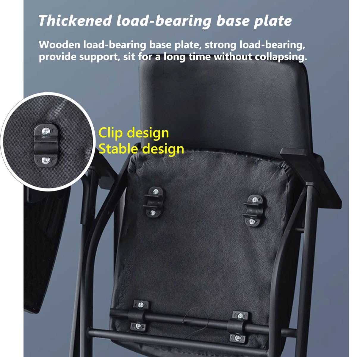 Foldable Office Chair with Attached Desk P13936