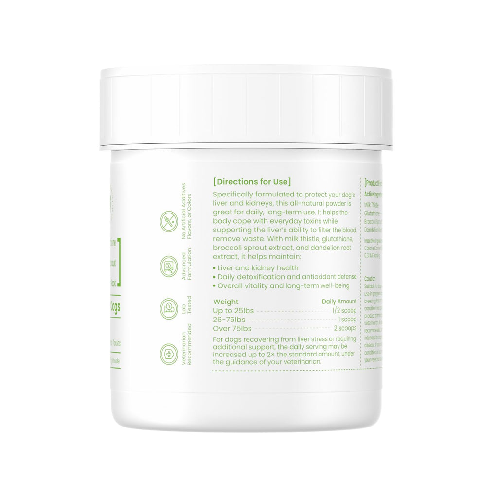 Milk Thistle & Silymarin Powder Liver Support for Dogs 2.12 oz G23555