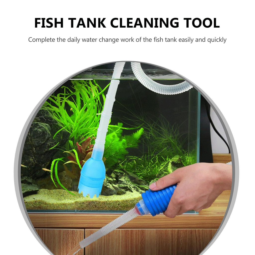 Fish Tank Water Changer Tool with Cleaning Brush Set Q966299