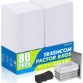 80-pack 2.6 mils White Trash Compactor Bags with Twist Ties J584709
