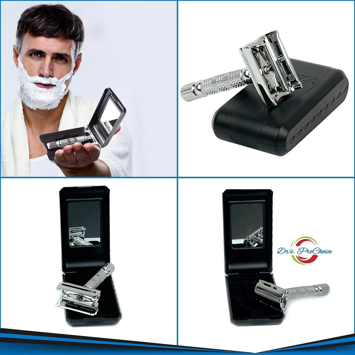 Double Edge Safety Razor Gift Set 5 Individually Boxed Units N756038