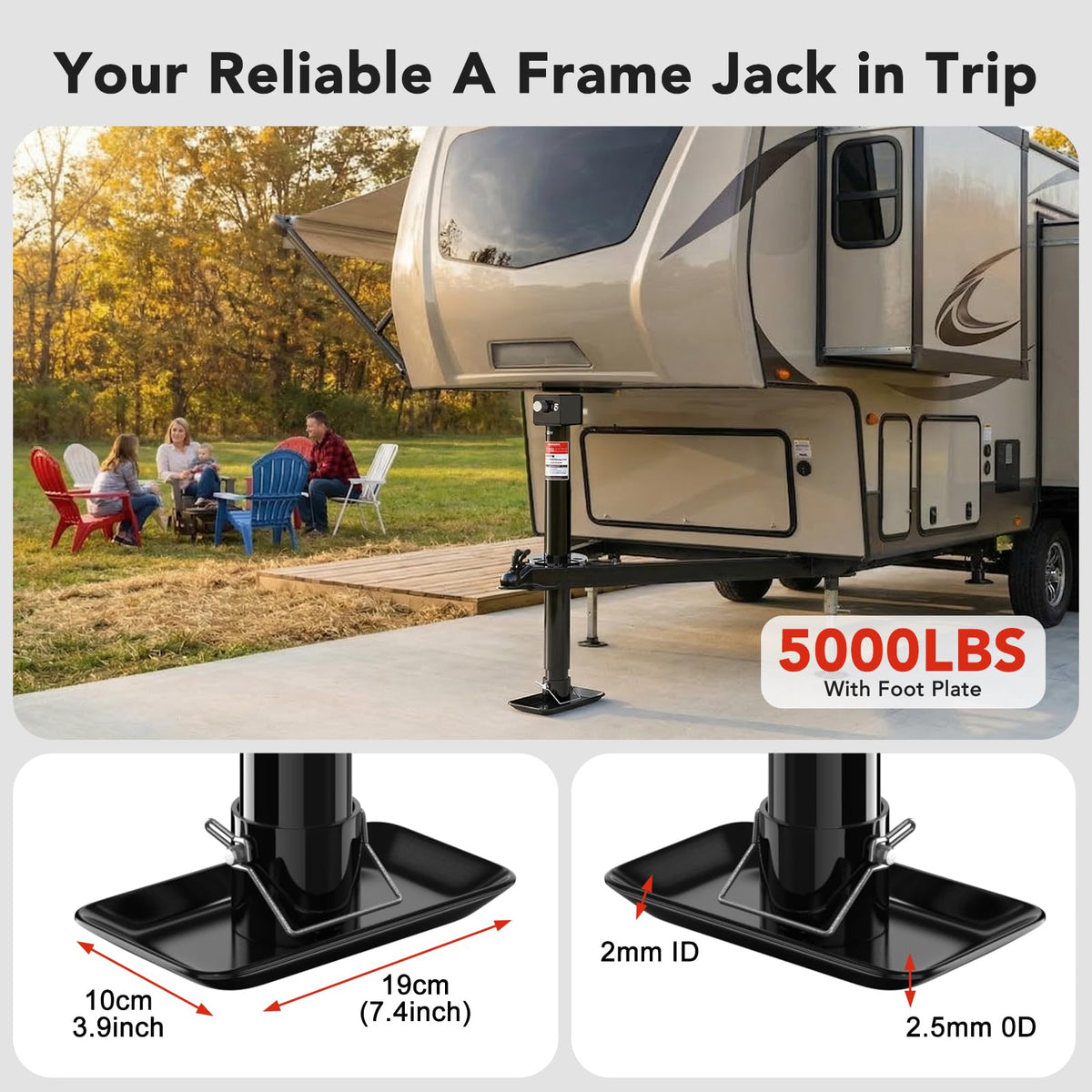 A-Frame Trailer Jack 2-in-1 V269155