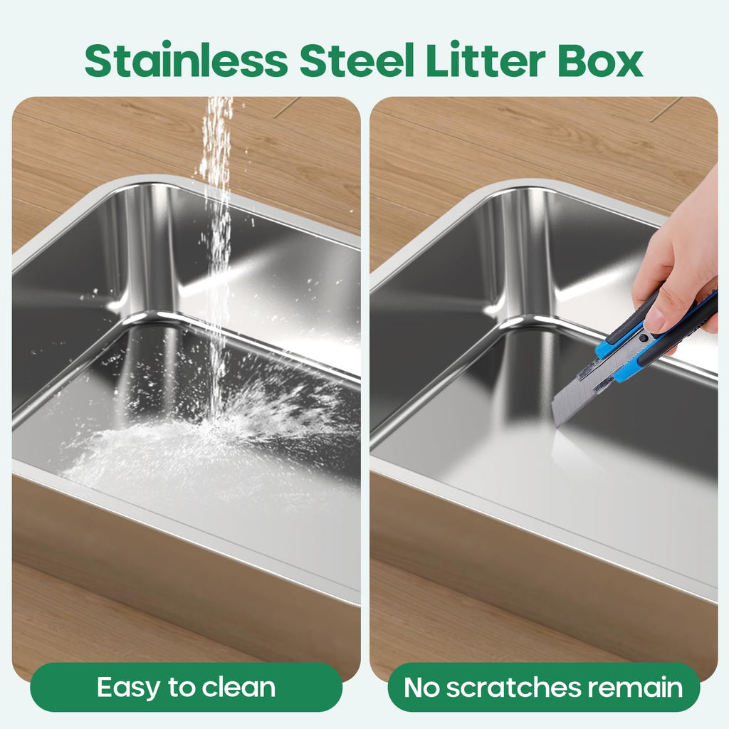 Stainless Steel Cat Litter Box R5343