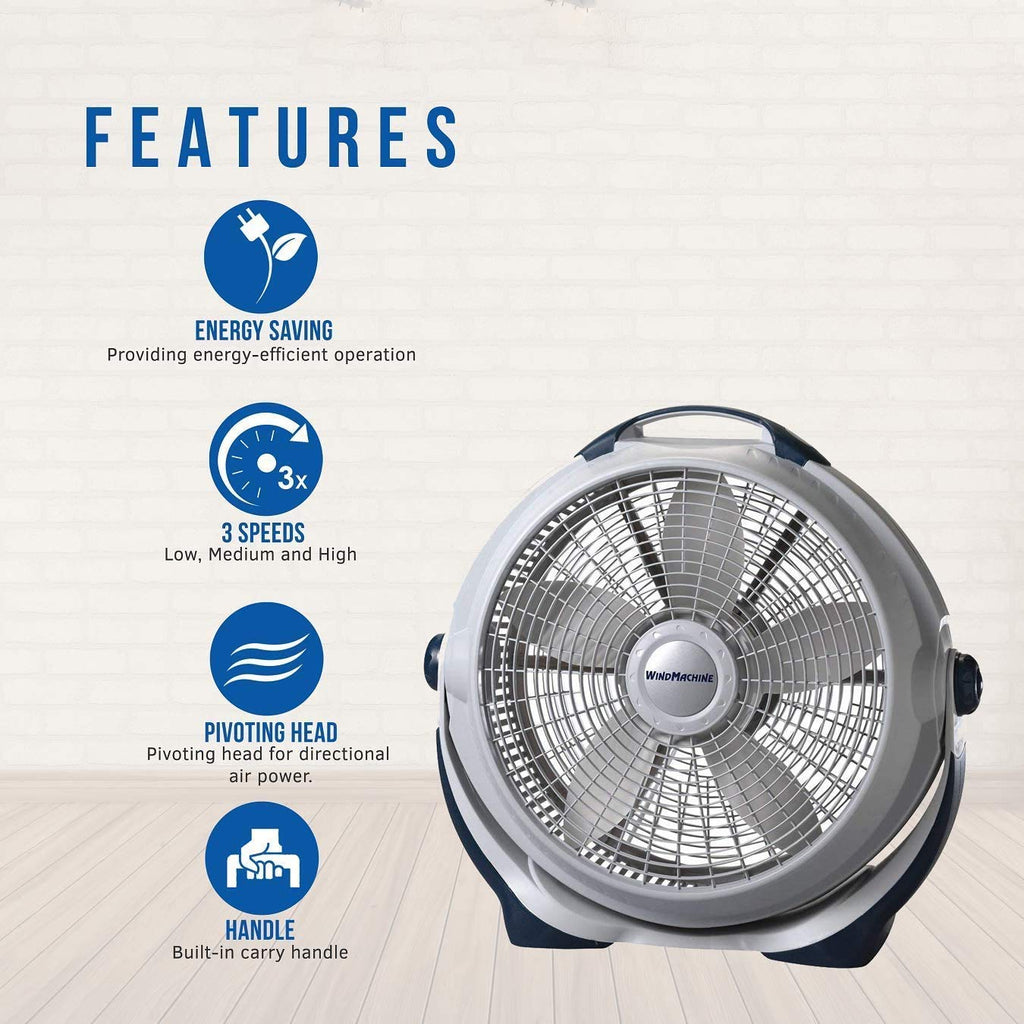 Black 20" Air Circulator Q813