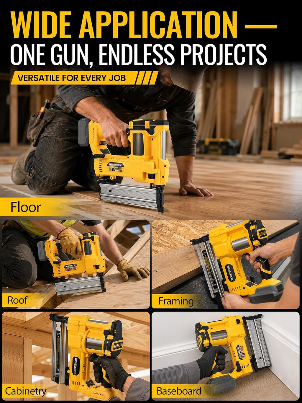2-in-1 Brad Nailer Staple Gun W744080