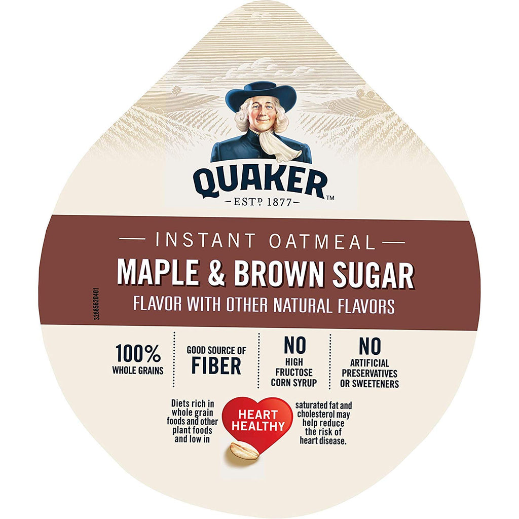 Instant Oatmeal Maple Brown Sugar 1.69oz Pack of 3 M471726
