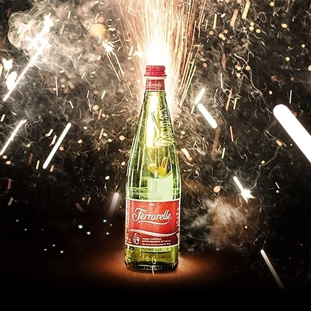 Sparkling Natural Mineral Water 750 mL 6 Glass Bottles B75435