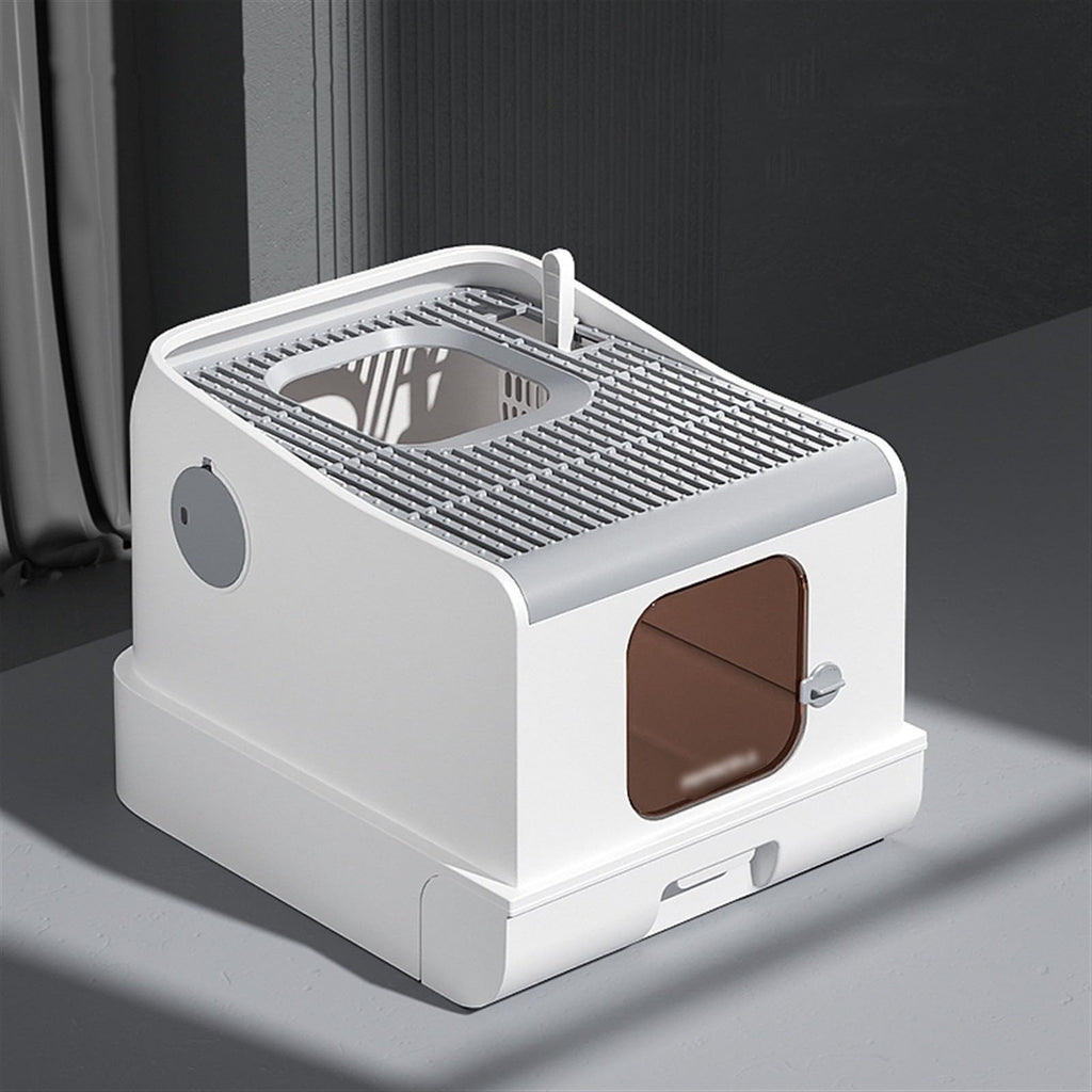 Extra Large Fully Enclosed Cat Litter Box with Lid D83944