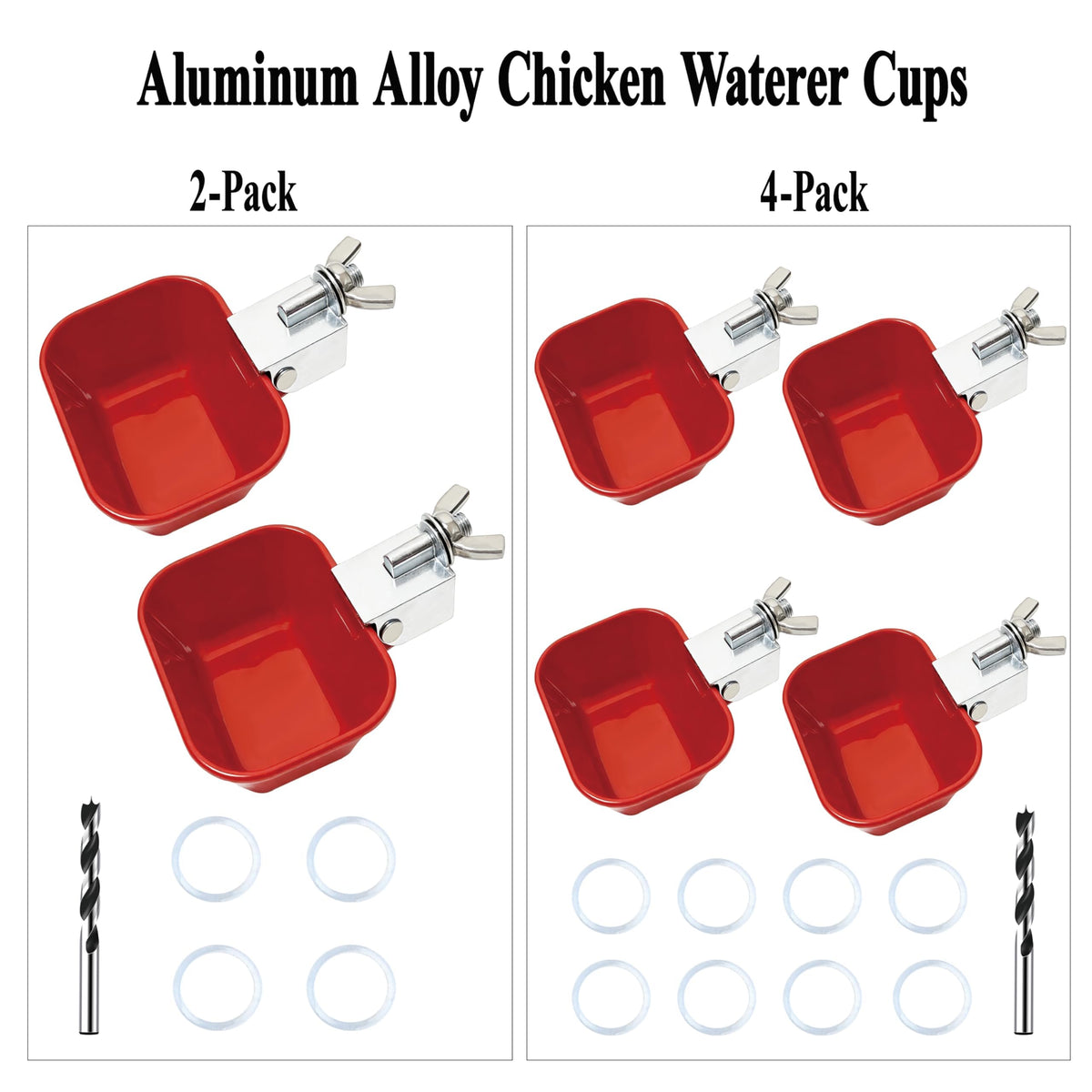 Aluminum Alloy Chicken Waterer Feeder F94949