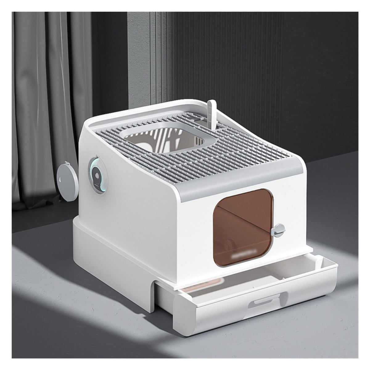 Extra Large Fully Enclosed Cat Litter Box with Lid D83944