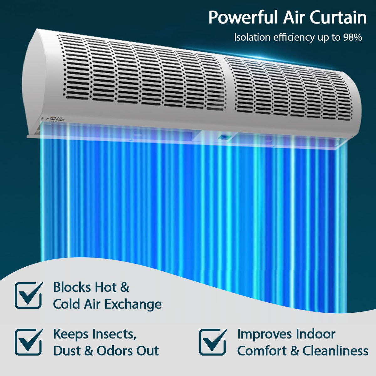 Commercial Indoor Wall Mounted Air Curtain Machine L623318