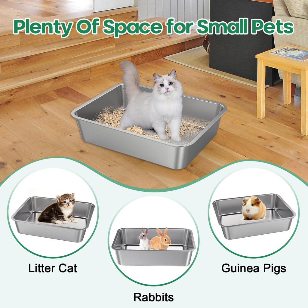 Stainless Steel Cat Litter Box R5343