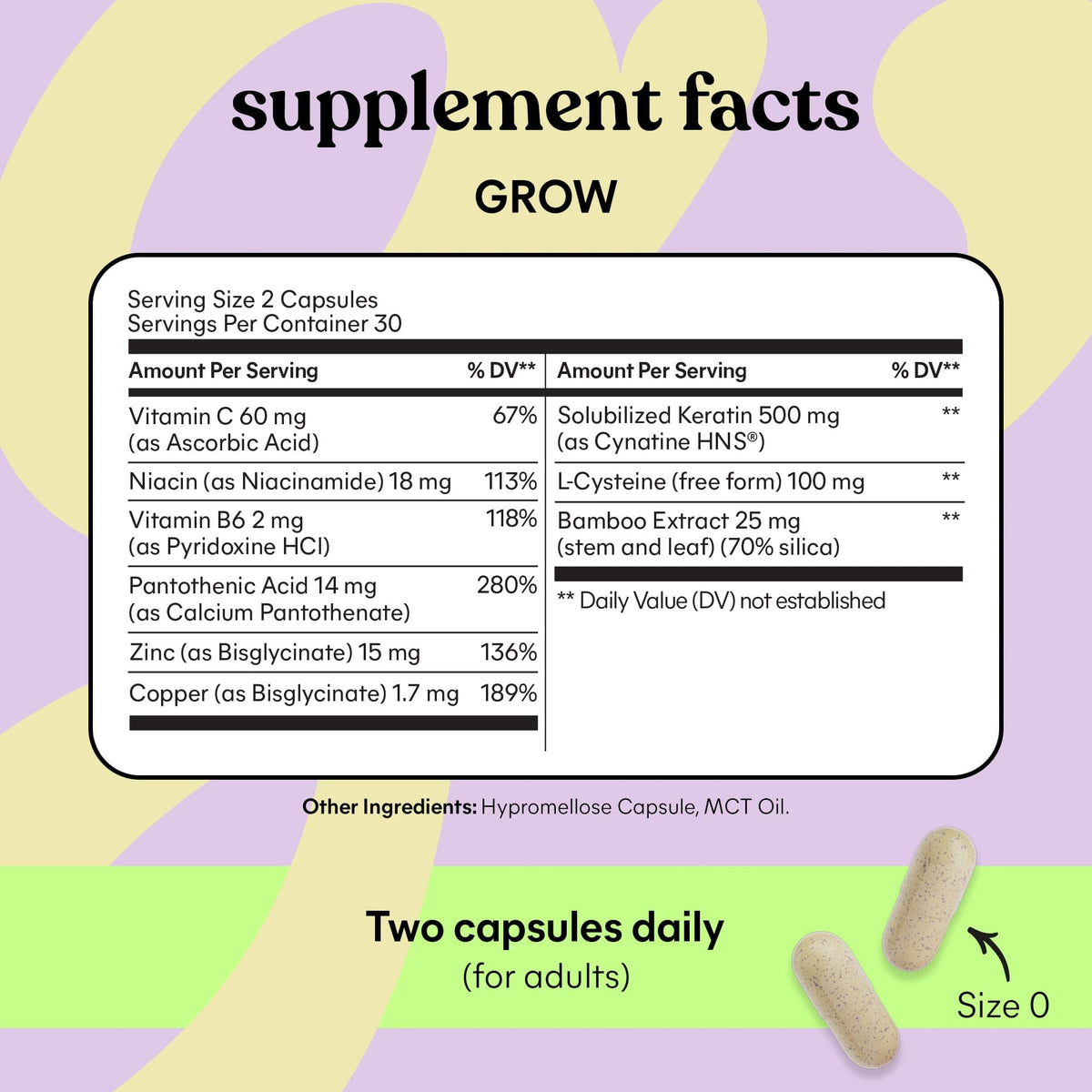 Hair Growth Capsules 30-Day Supply U691