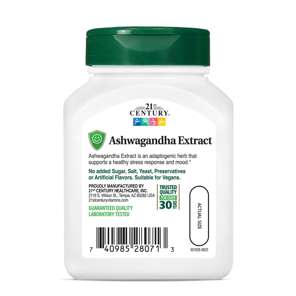 Ashwagandha Extract 500mg Capsules 60 Count A95163