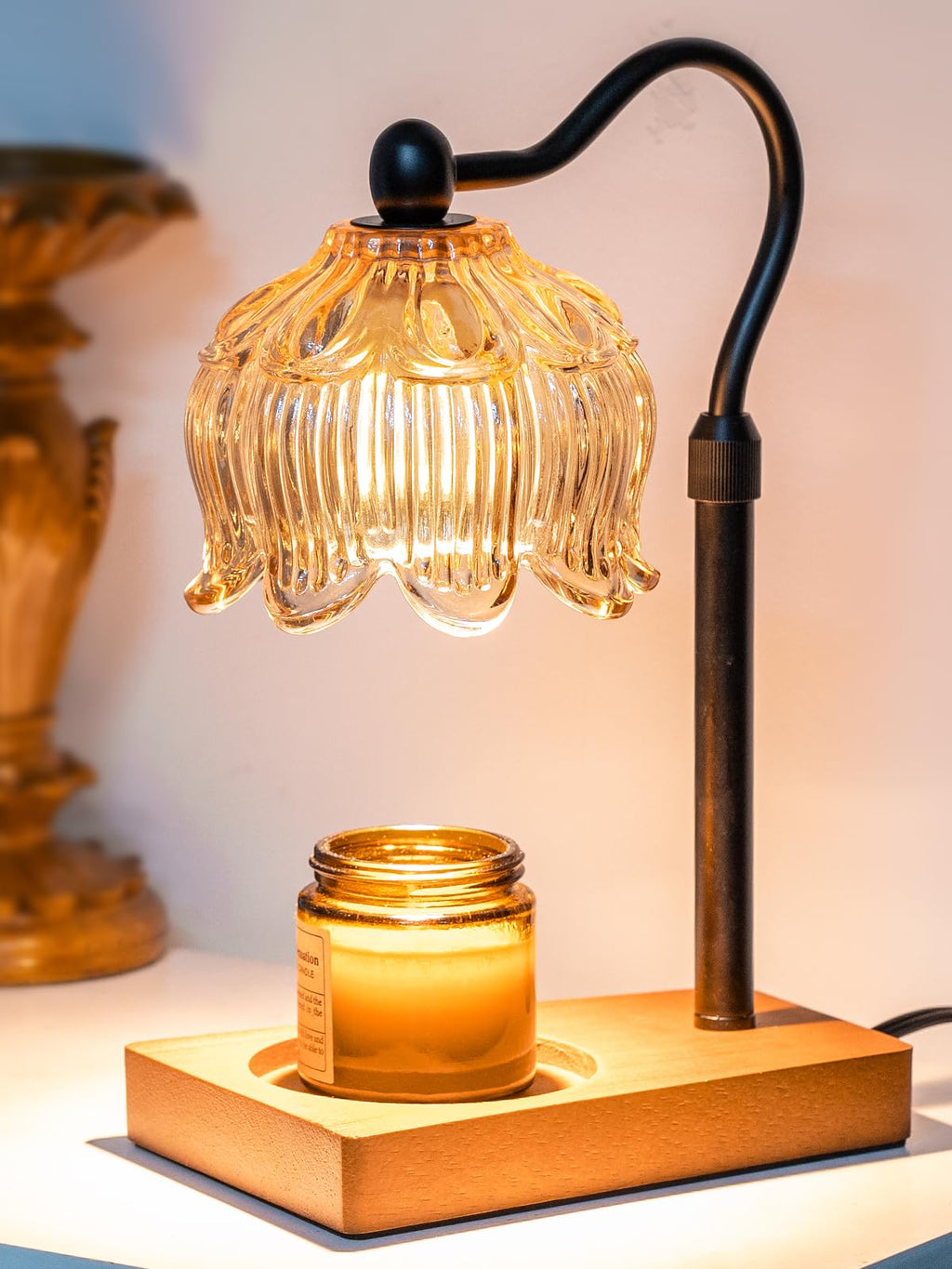 Adjustable Dimmable Candle Warmer Lamp with Timer K7645