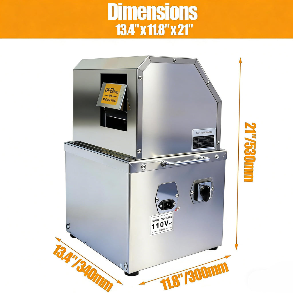 110V 800W Stainless Steel Electric Sugar Cane Juicer Machine K586798