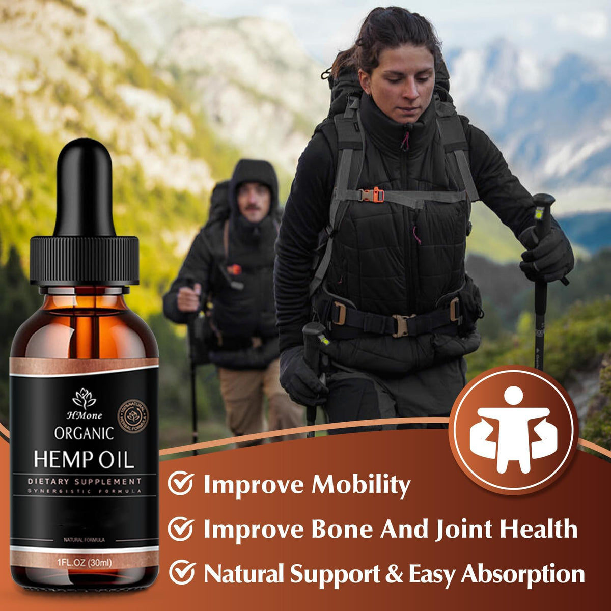 Hemp Oil 4 Packs CO2 Extract Drops M289536