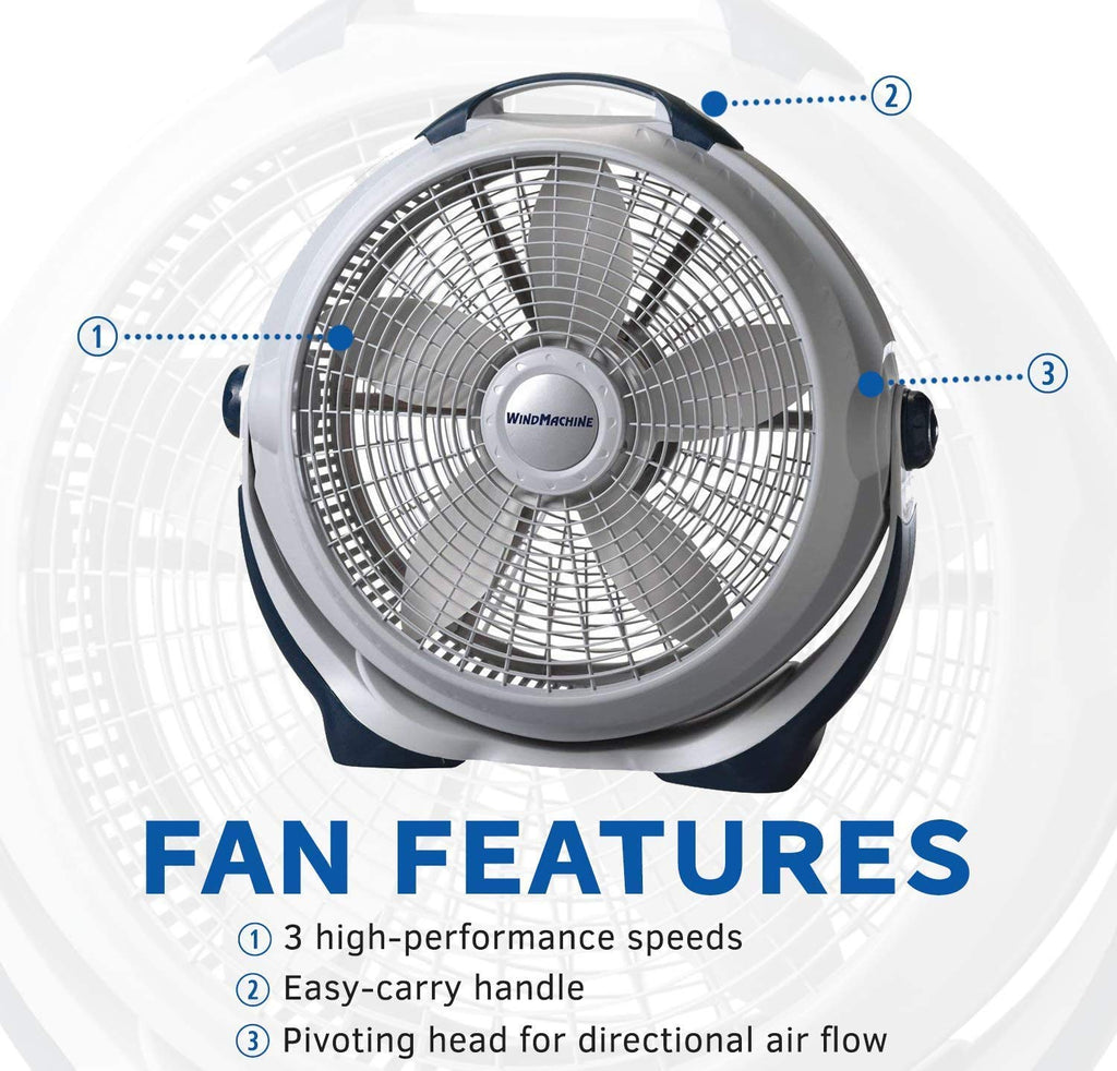 Black 20" Air Circulator Q813