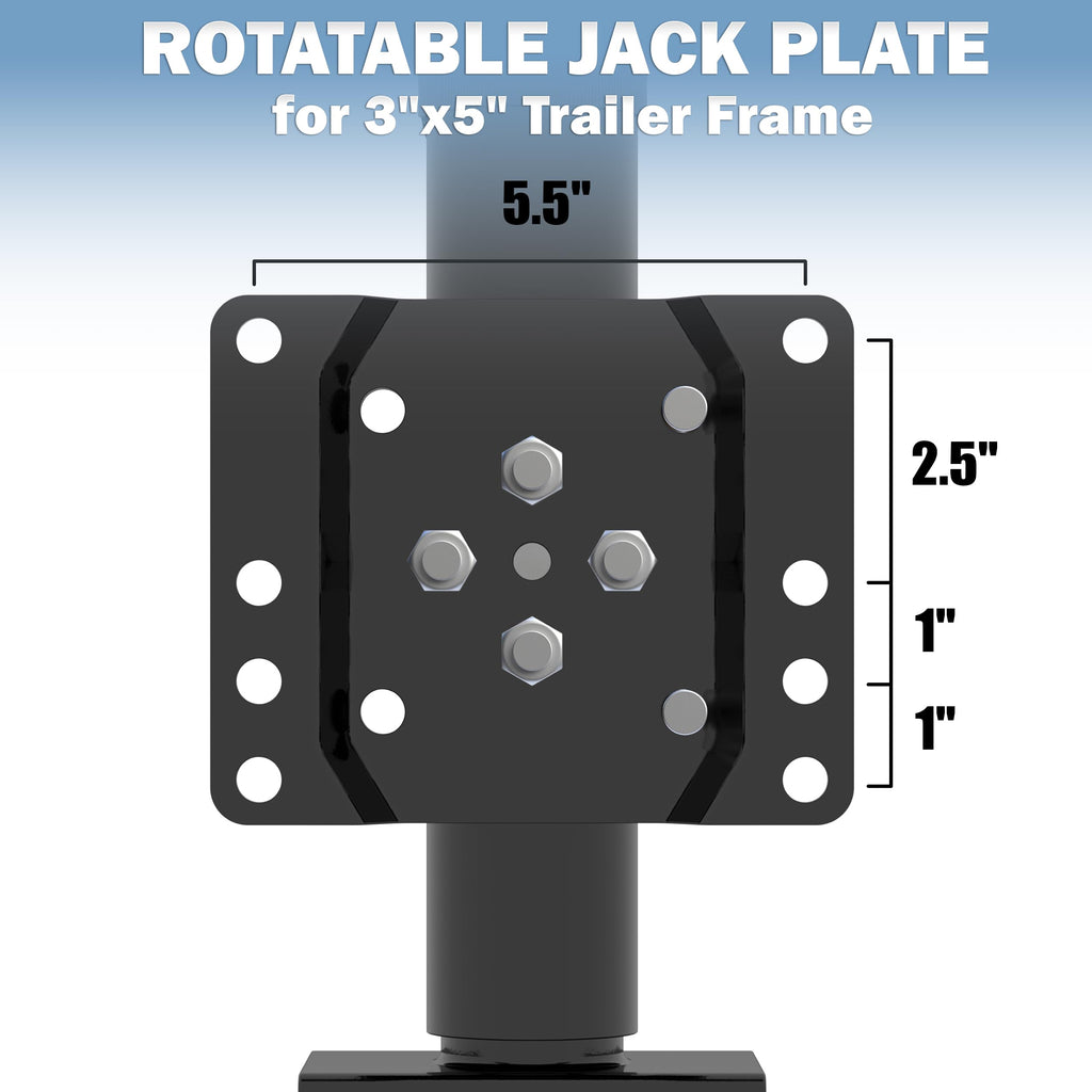2000 lbs 10" Lift Boat Trailer Jack X331