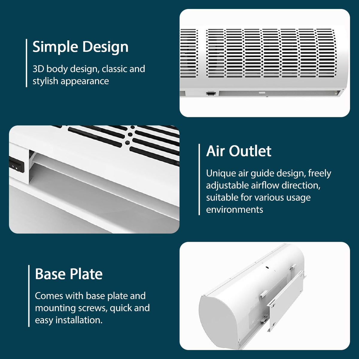 Commercial Indoor Wall Mounted Air Curtain Machine L623318