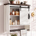 Bathroom Wall Cabinet with Sliding Door Y13486