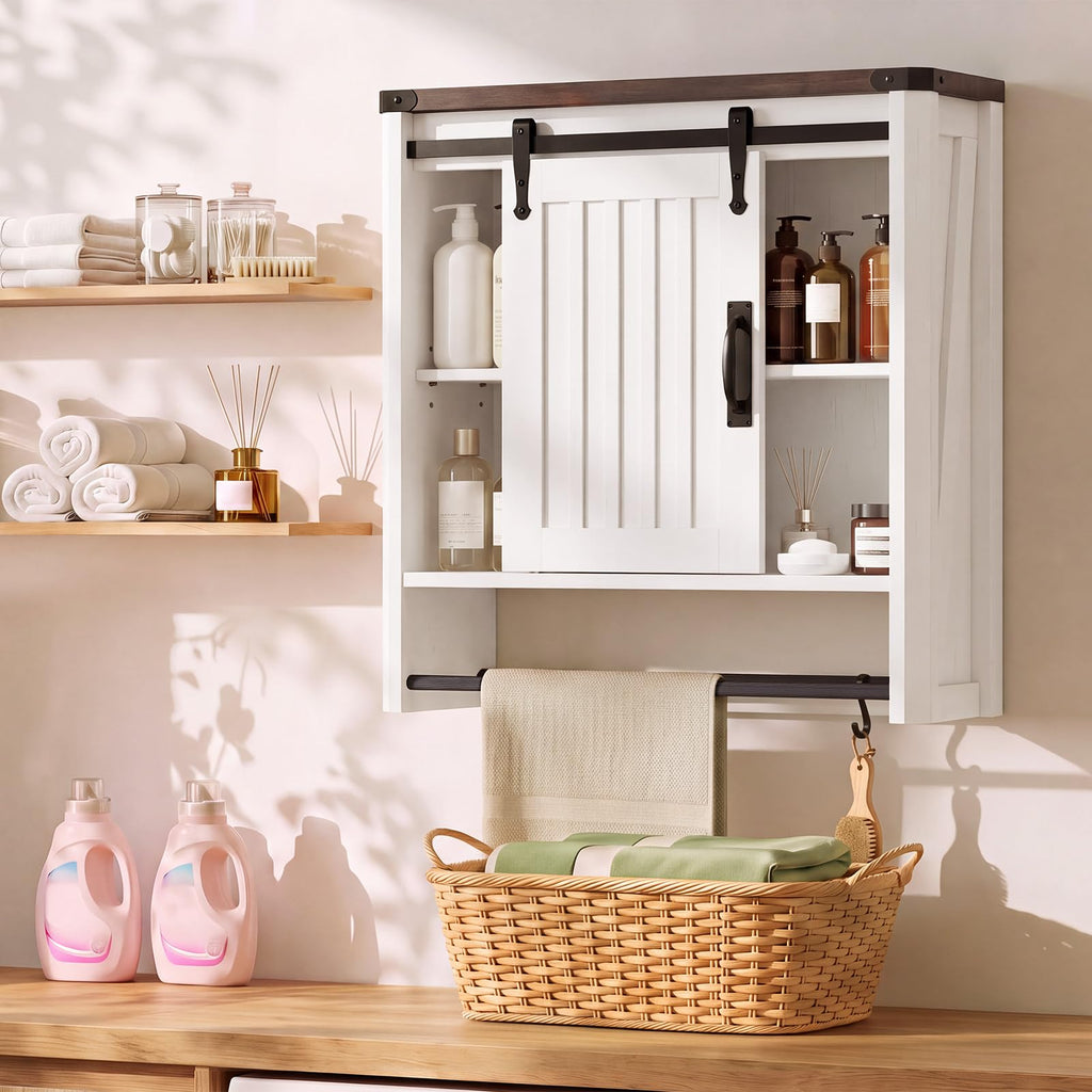 Bathroom Wall Cabinet with Sliding Door Y13486
